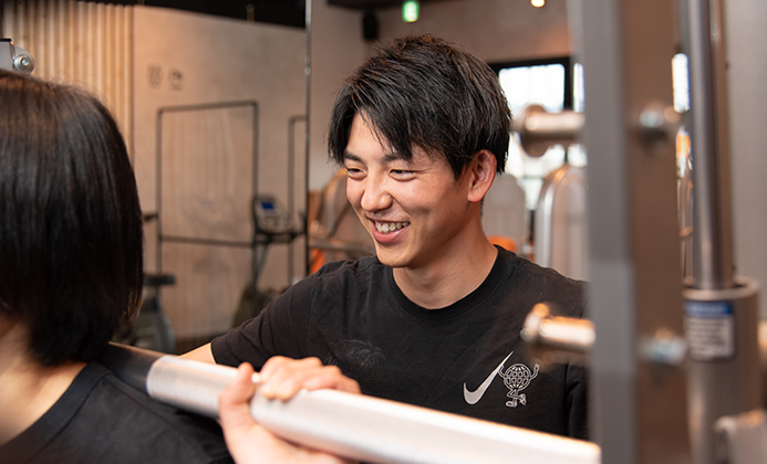 スポーツ指導の様子