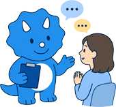 患者様と会話するトリタン